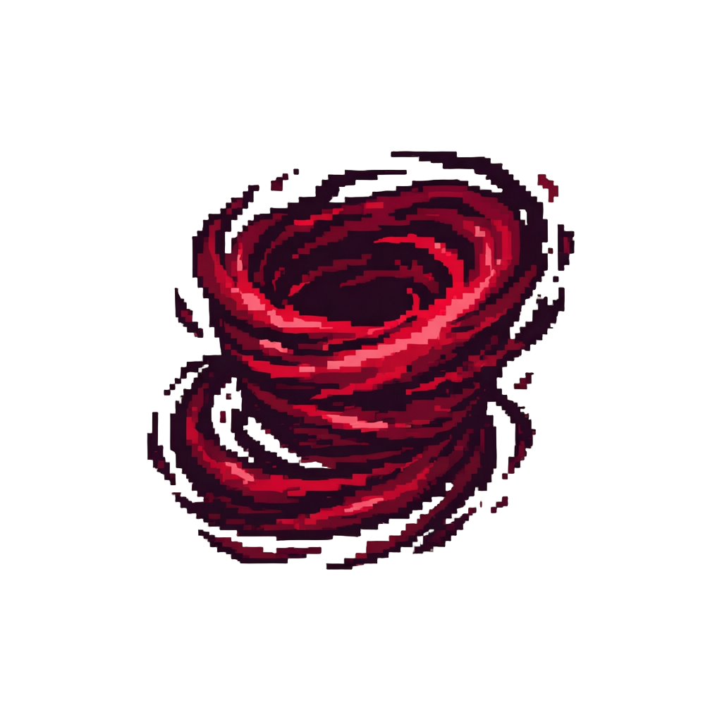 Scarlet Witch Wrapped in Swirling Crimson Chaos Energy
