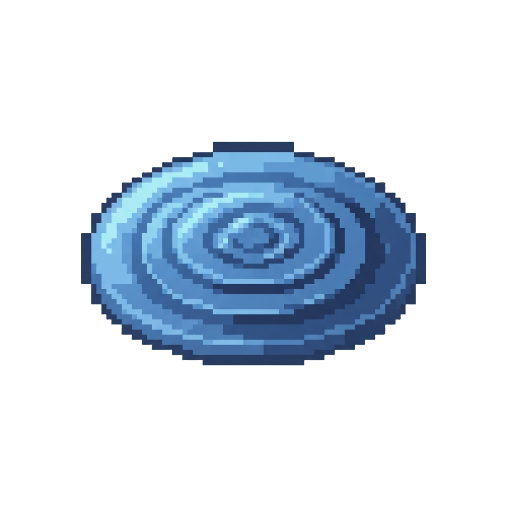 A Soft Puddle Ripple Circle
