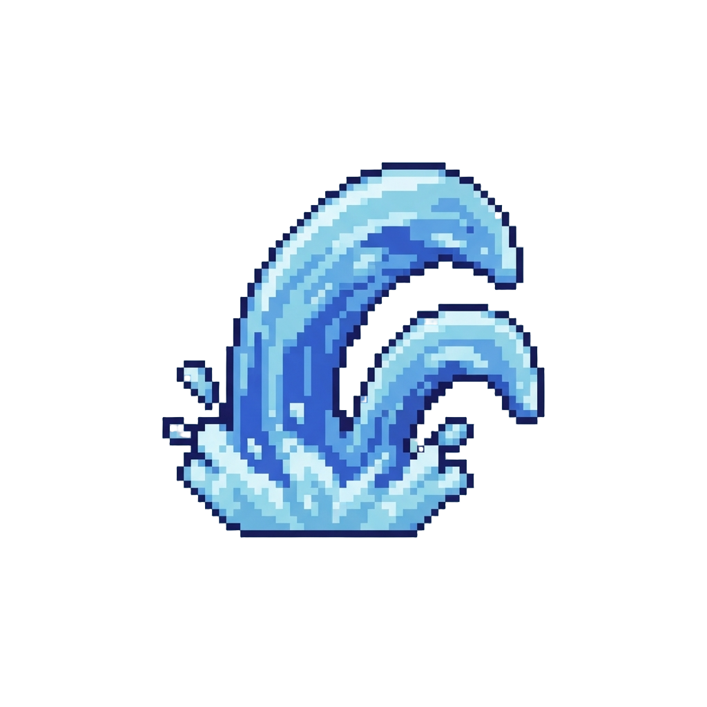 A Cute Fountain-like Double Splash