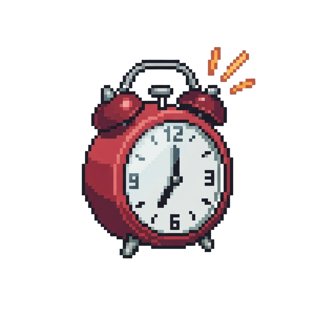 A Loud Blaring Alarm Clock