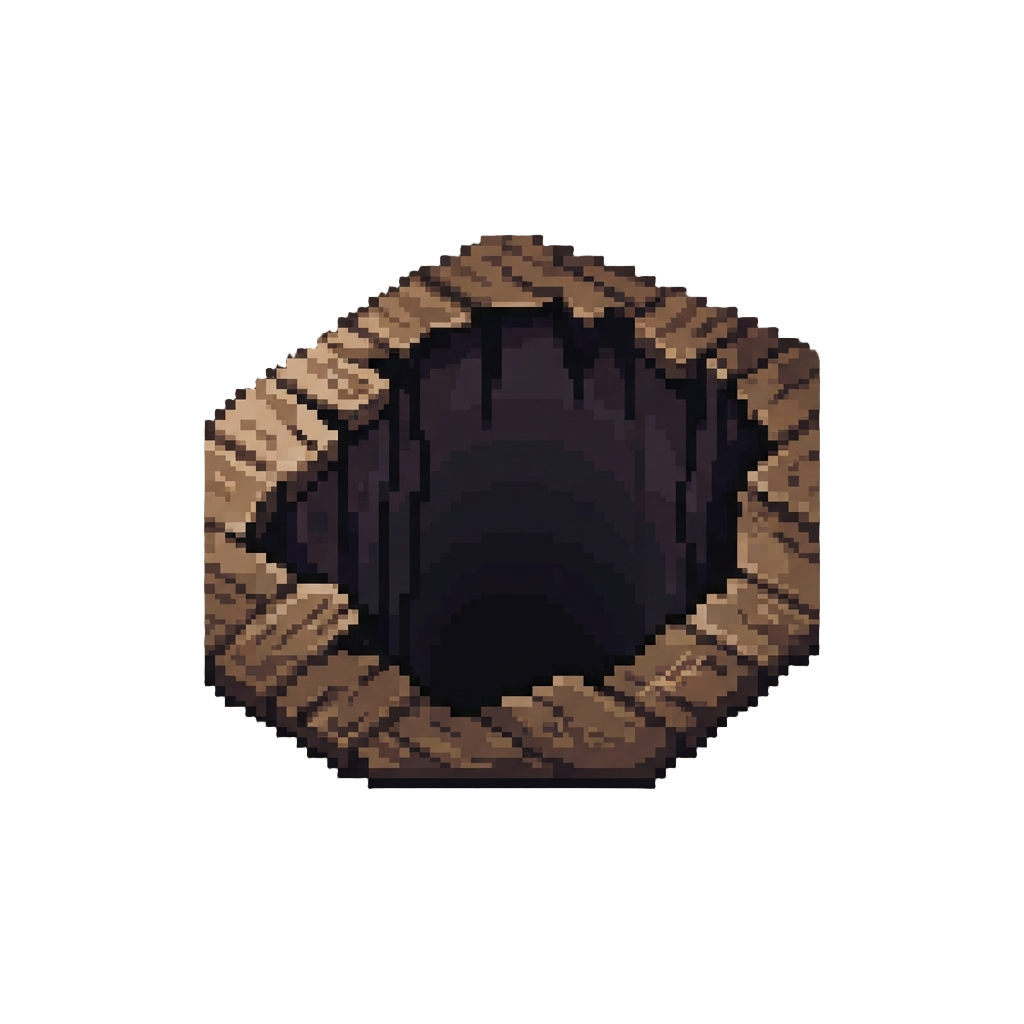 A Sudden Plunge Into a Dark Shadow Pit