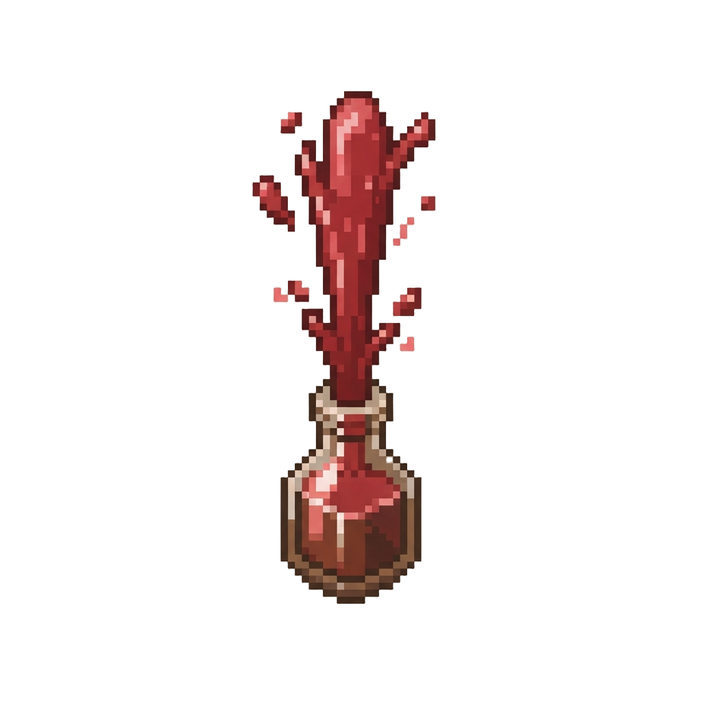 A Geyser of Red Wine Blasting to the Ceiling