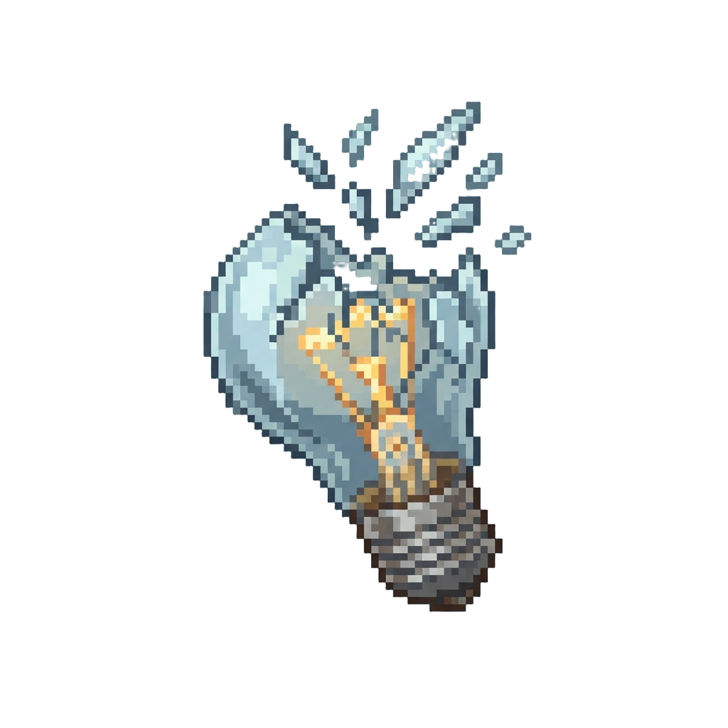 A Light Bulb Shattering Overhead