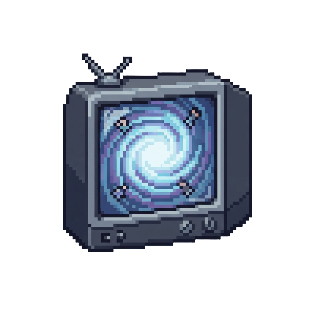 A Vortex Pulling Them Into the Tv Screen