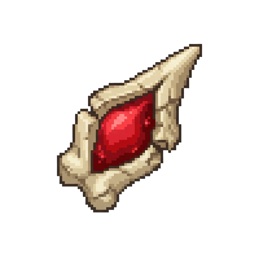 A Subtle Crimson Bone Pulse