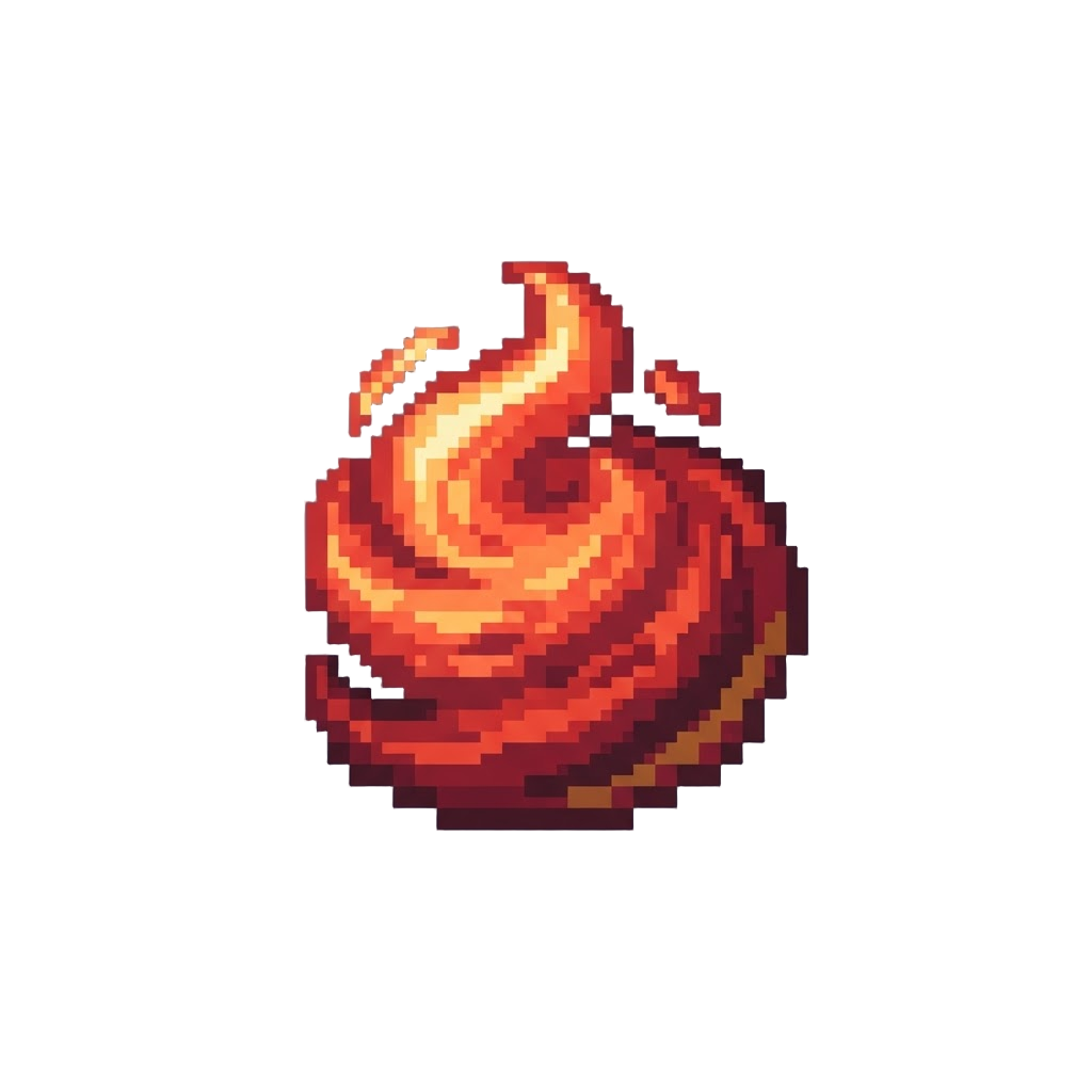 A Fiery Crimson Power Haze