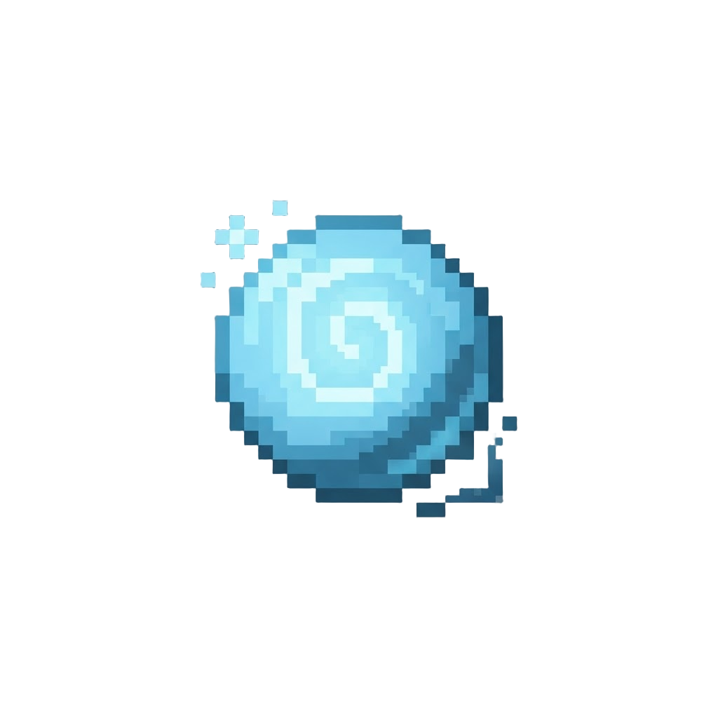 A Pale Spectral Blue Ethereal Light