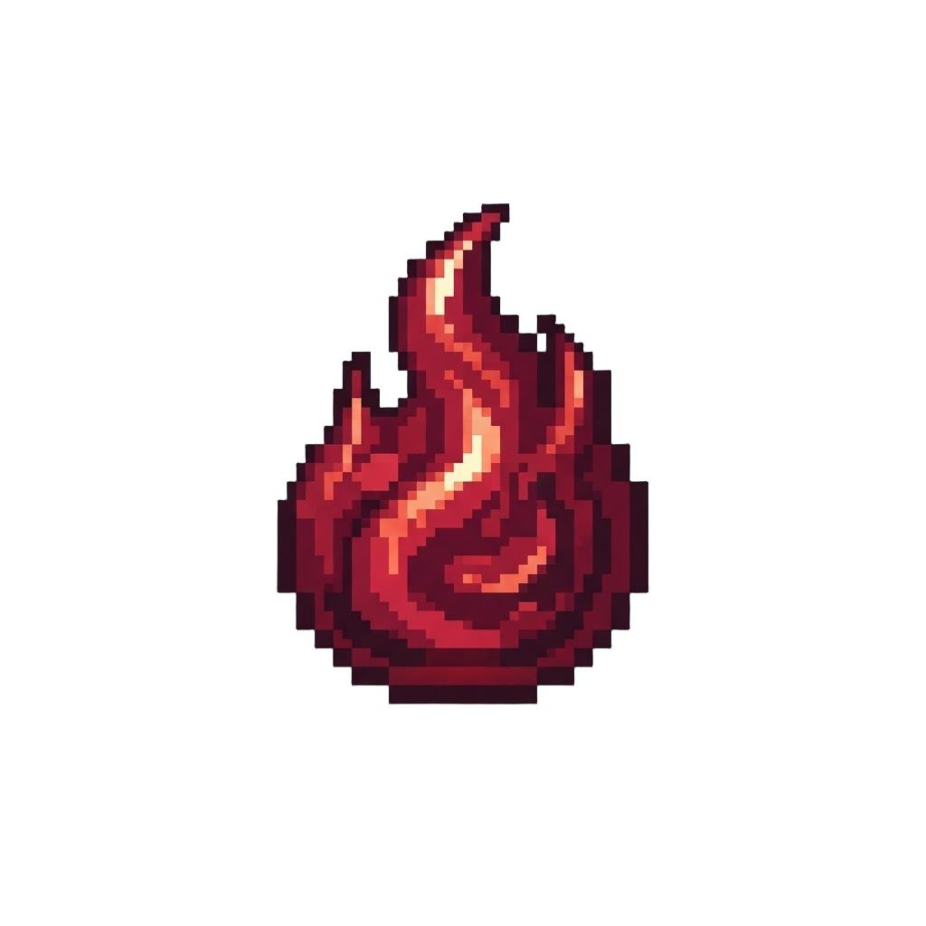 A Deep Crimson Aura