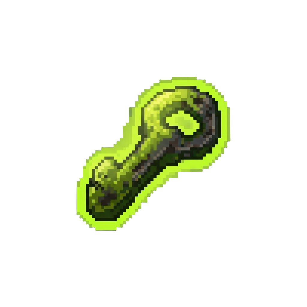 A Sickly Lime-green Decay Glow