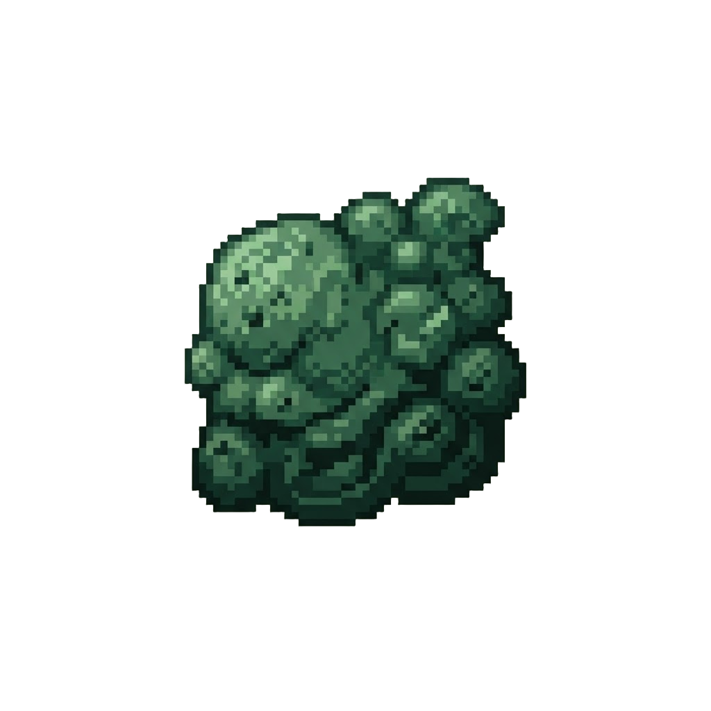 A Deep Forest-green Rot Haze