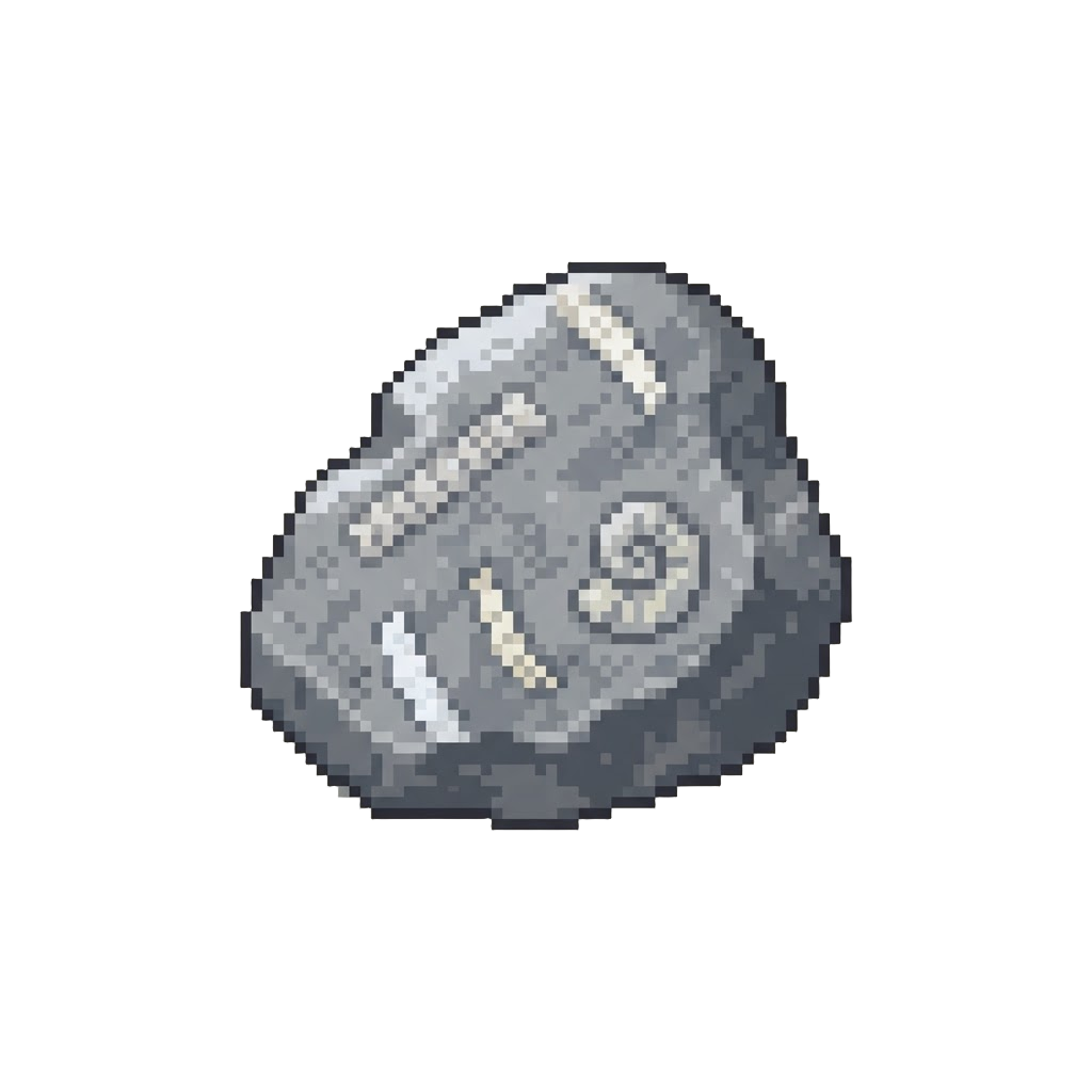 Fossil-streaked Gray Limestone