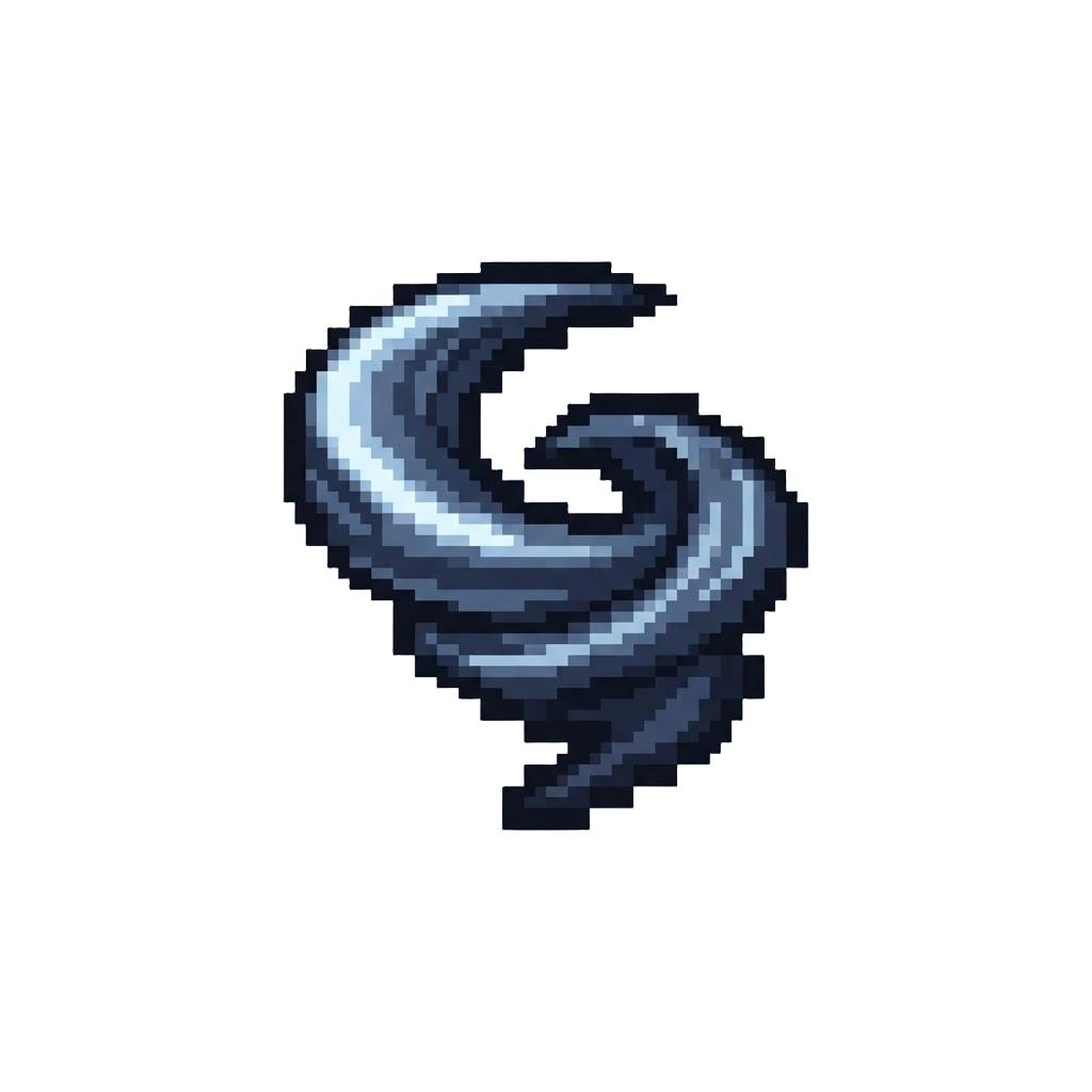 A Midnight Blue Energy Swirl