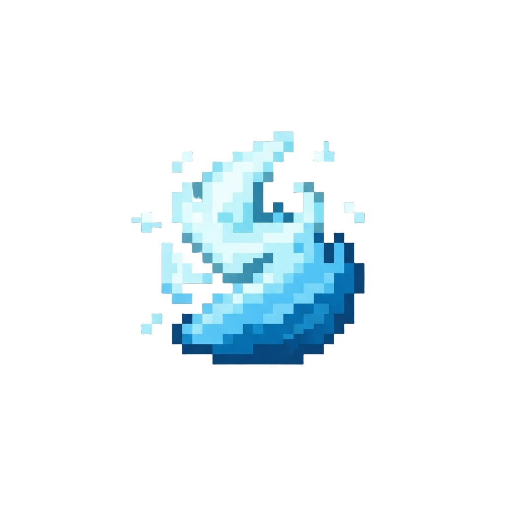 A Flickering Cold White Aura