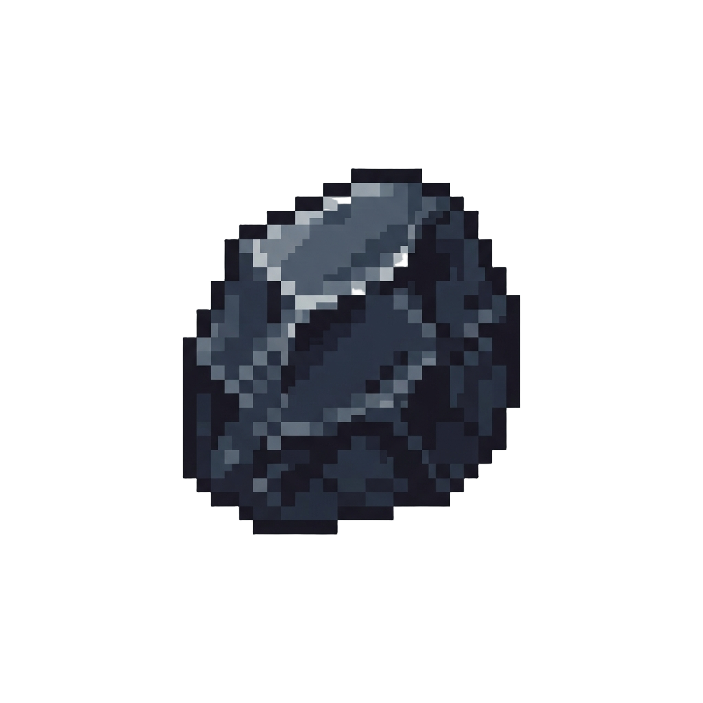 Rough Obsidian Black Stone