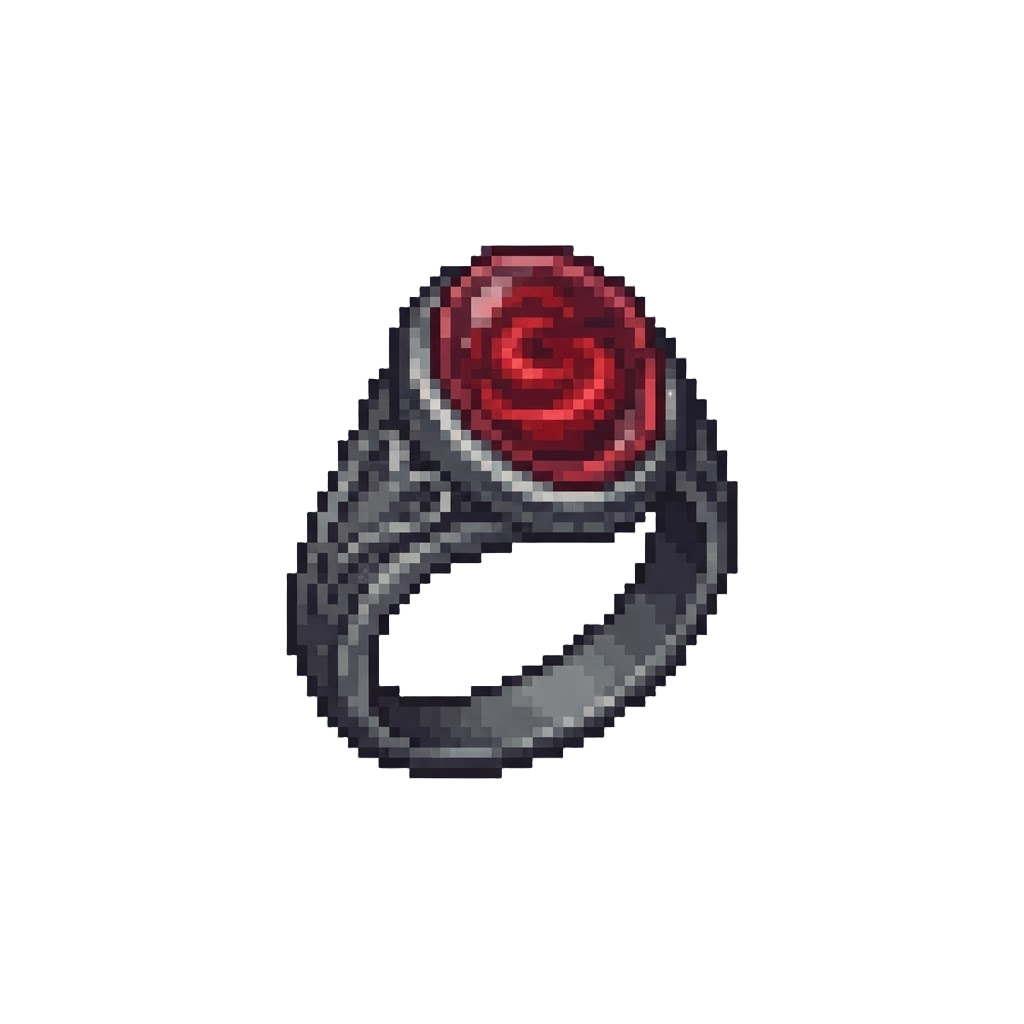 A Blood-red Mist Ring