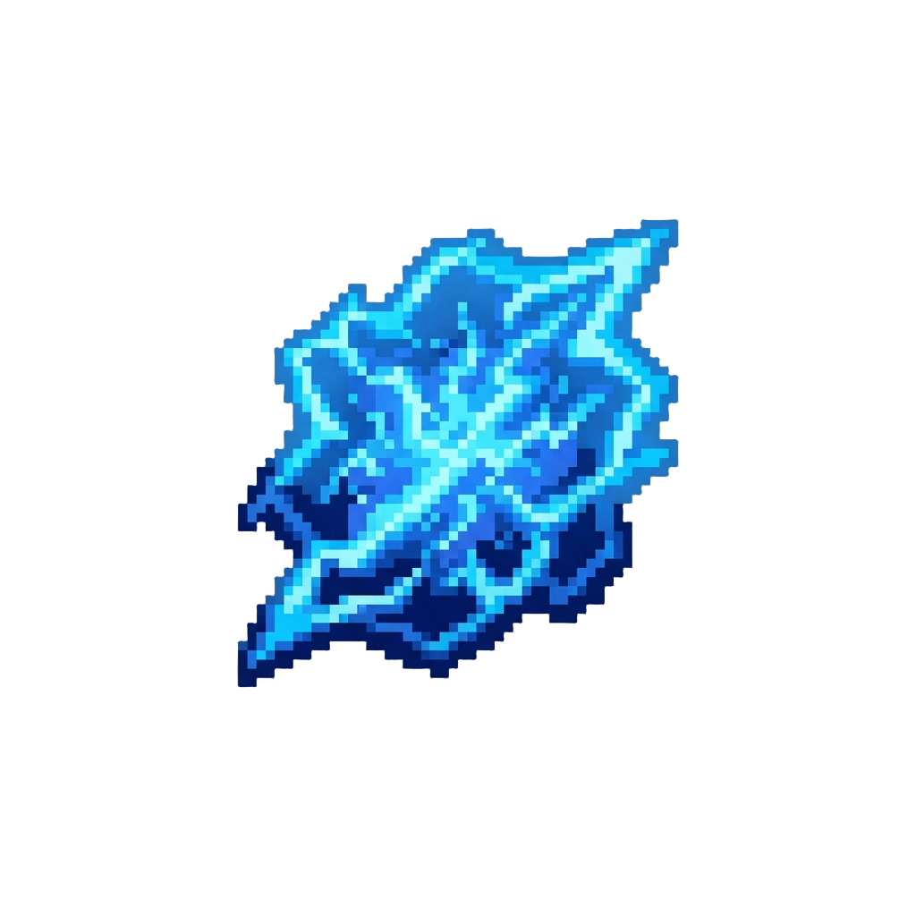 Electrifying Blue Lightning Aura