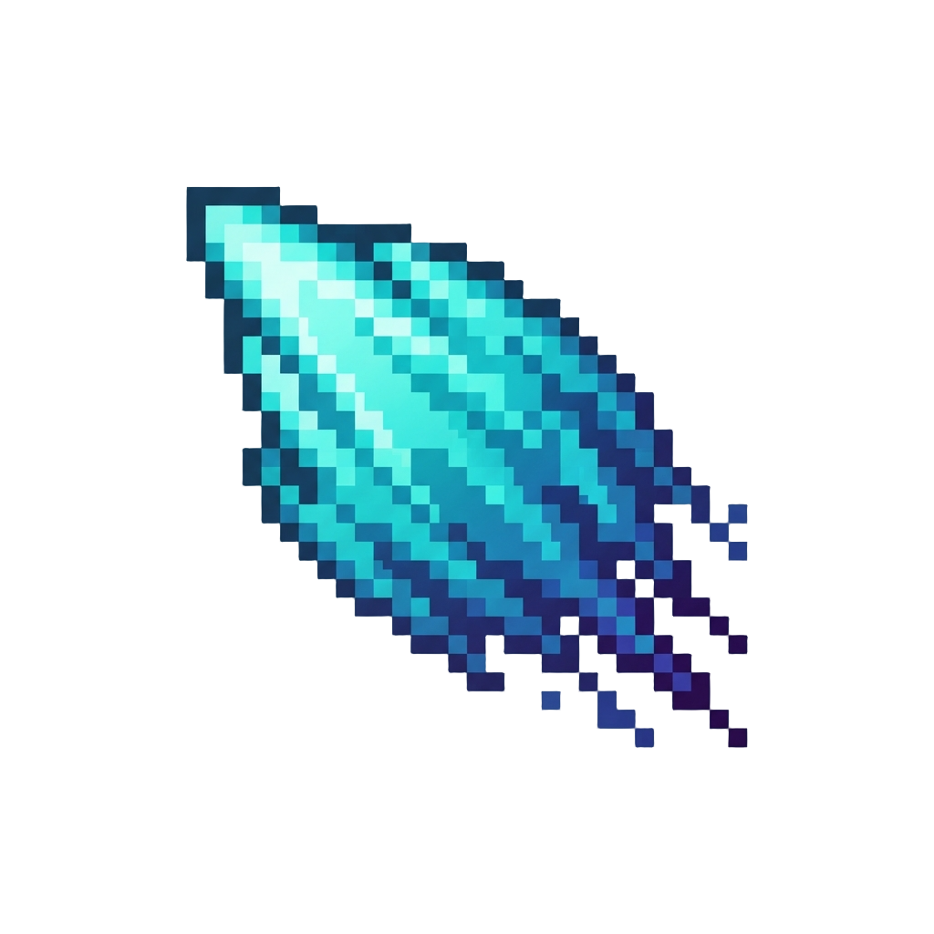 Neon Turquoise Speed Streak