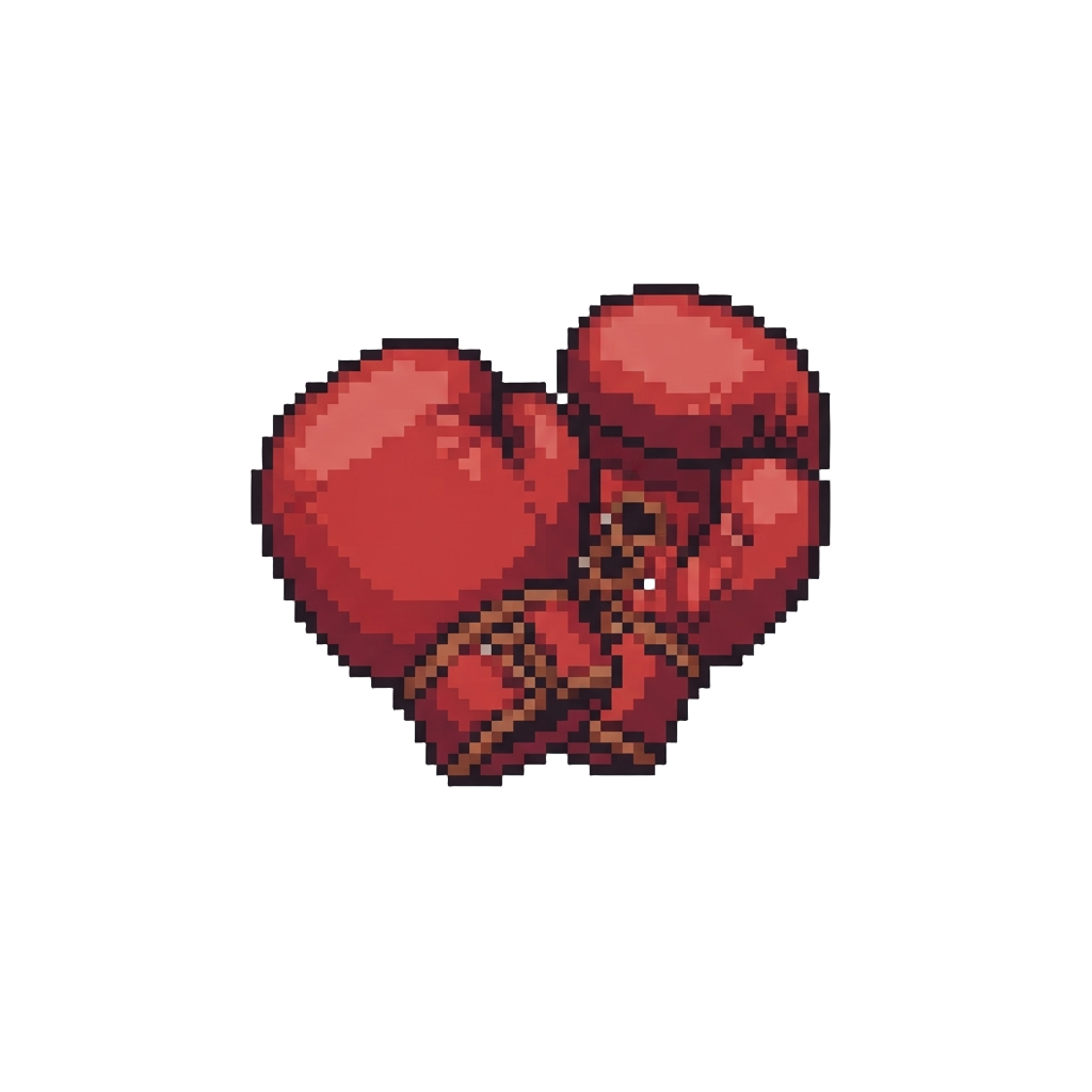A Pair of Floating Oversized Soft Boxing Gloves