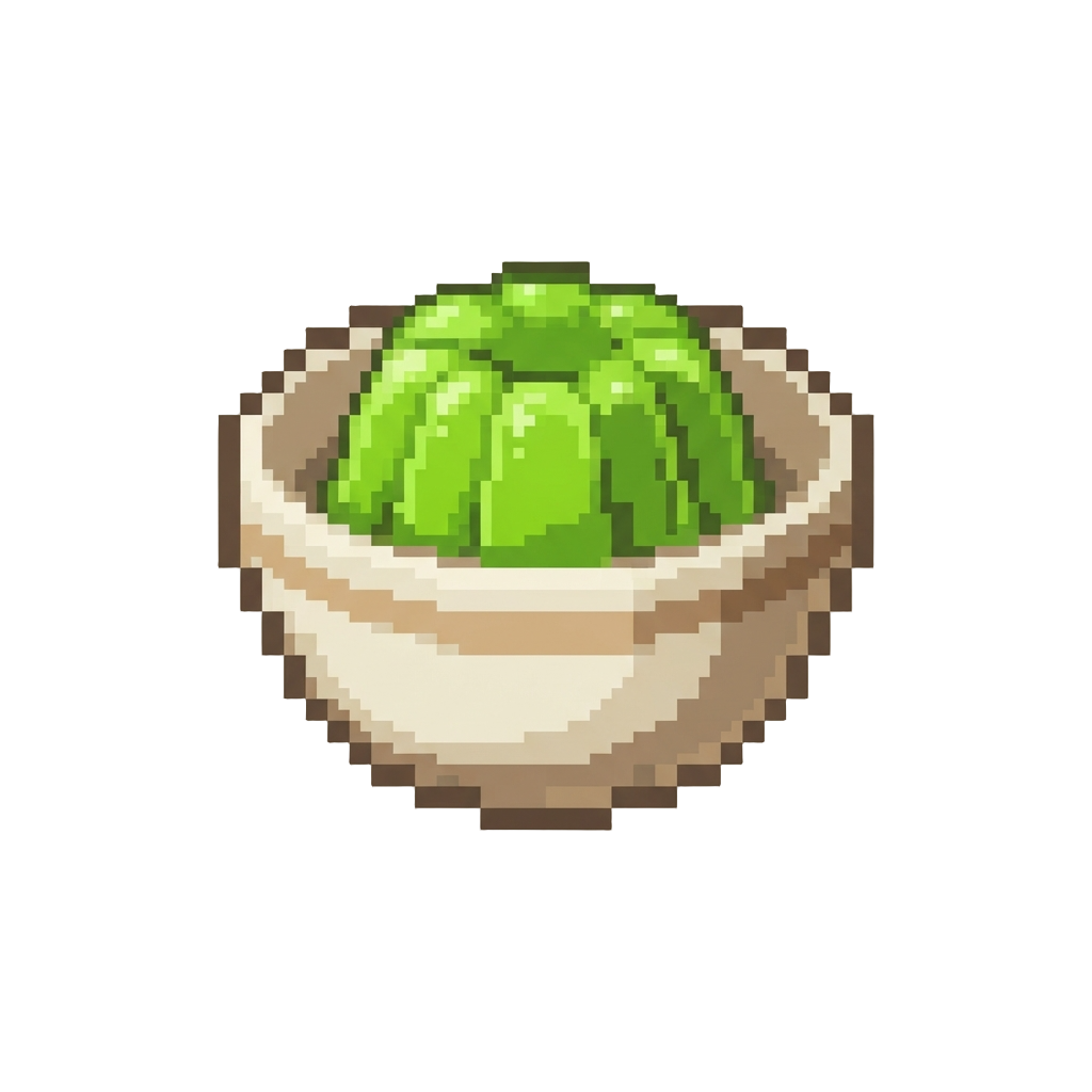 A Giant Bowl of Soft Green Jelly