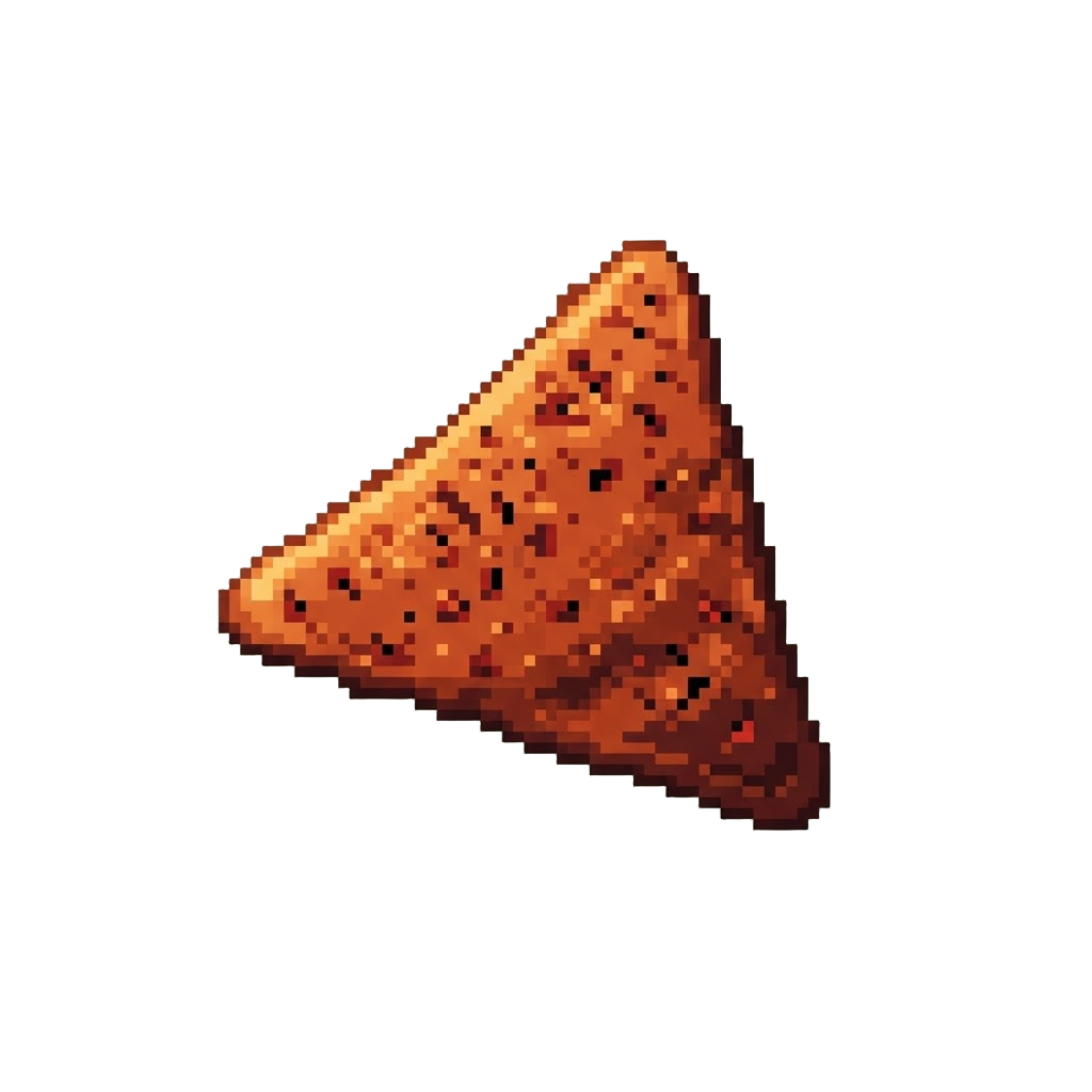 A Spicy Sweet Chili Dorito Overloaded with Chili Flakes