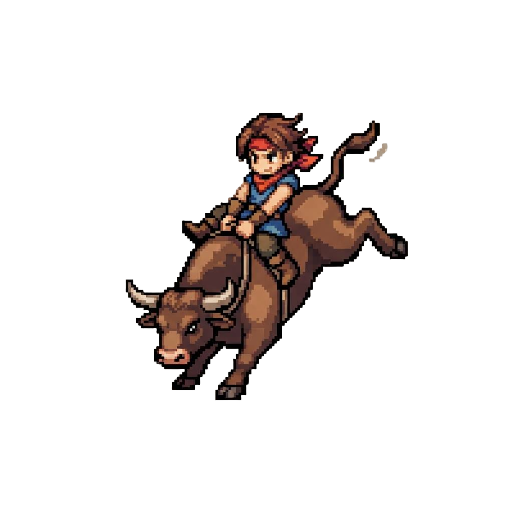 Pretending to Ride It Like a Bucking Rodeo Bull