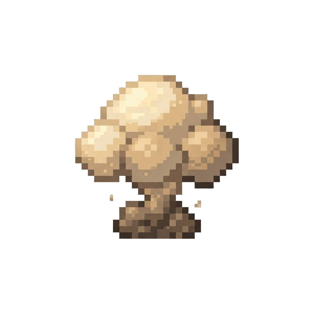 A Fine Sandstone Dust Mushroom Cloud Puffing Softly Above the Impact Point