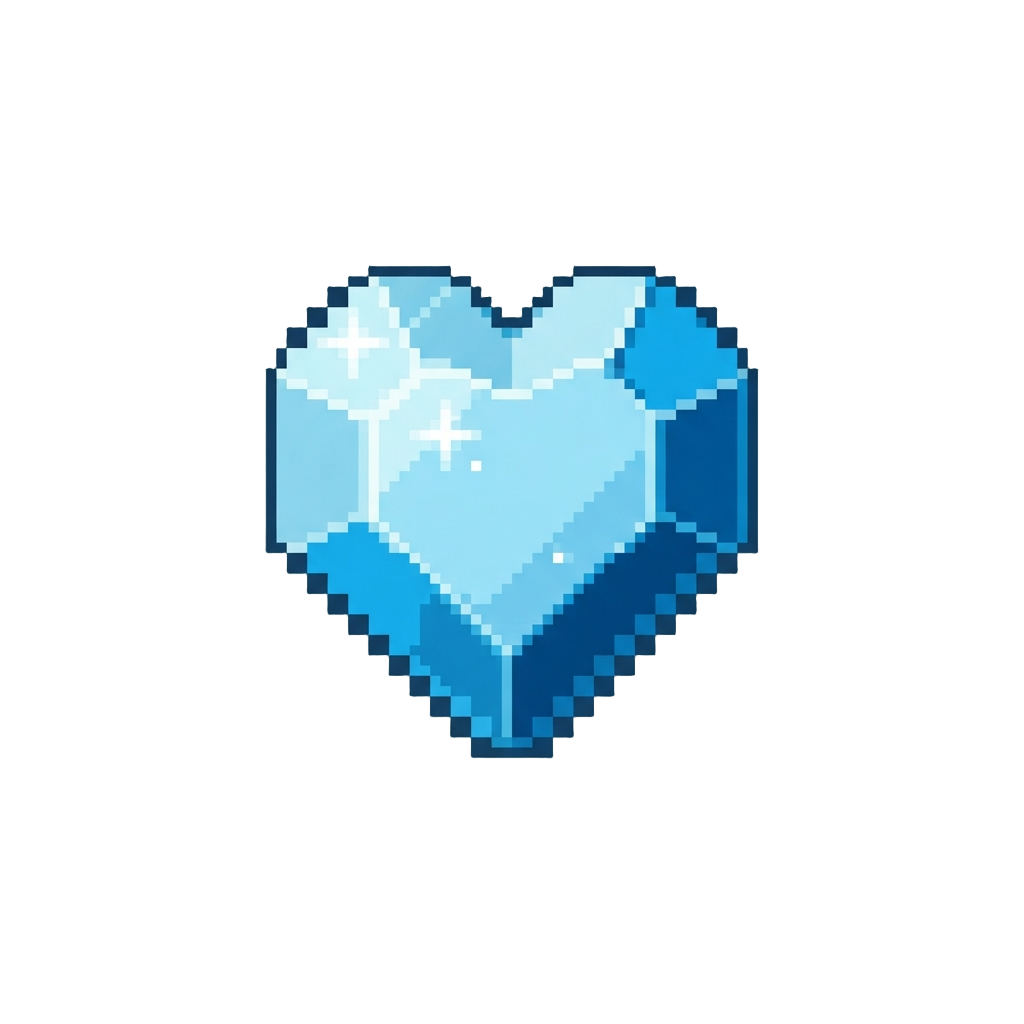 A Sparkling Diamond Heart