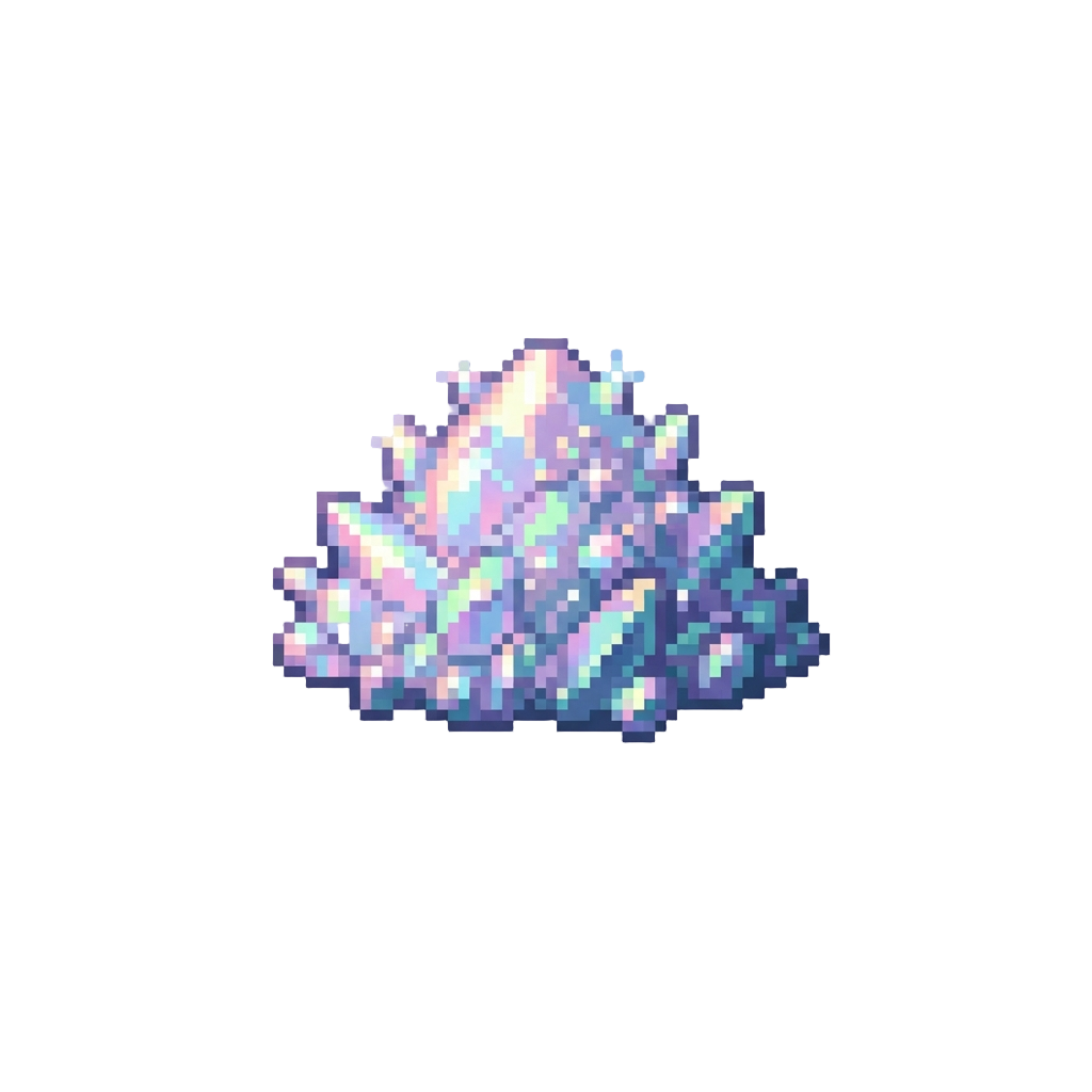 Shimmering Iridescent Pastel Dust