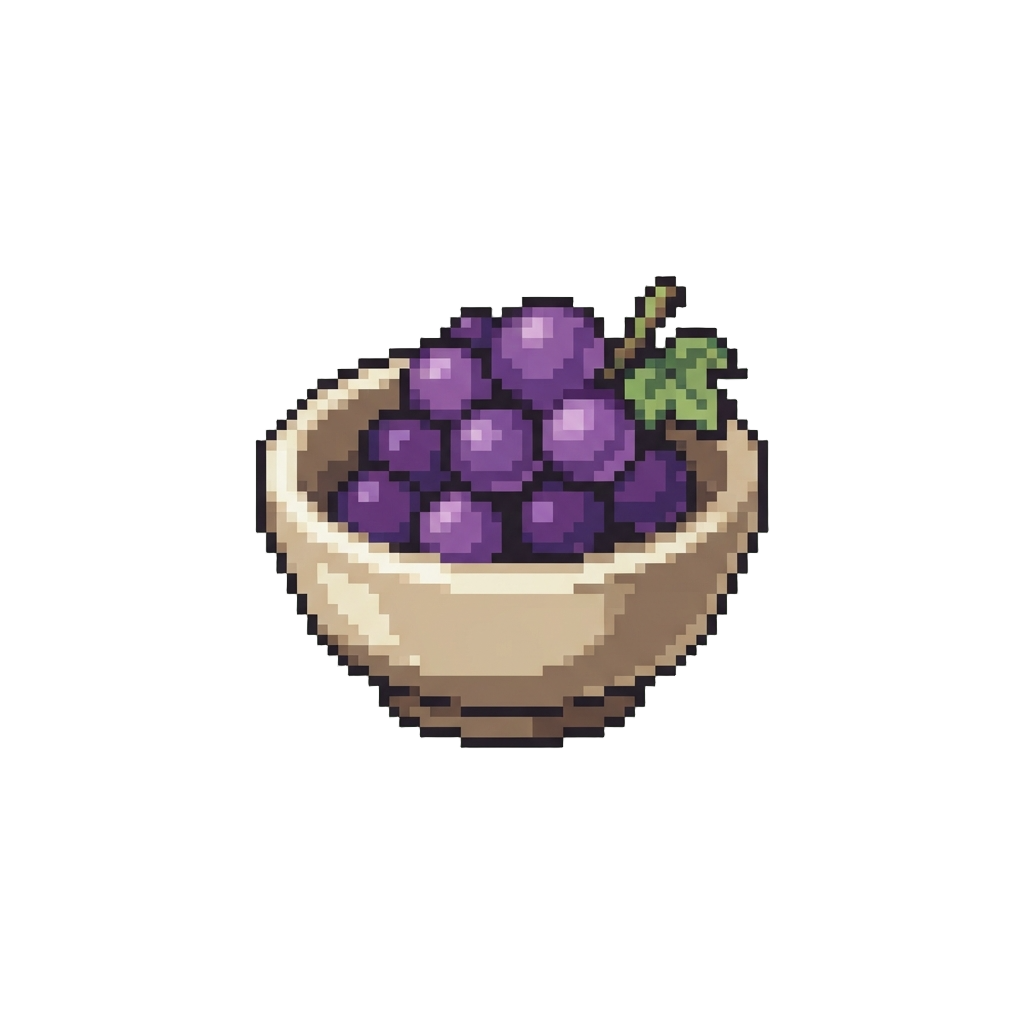 A Small Bowl of Grapes