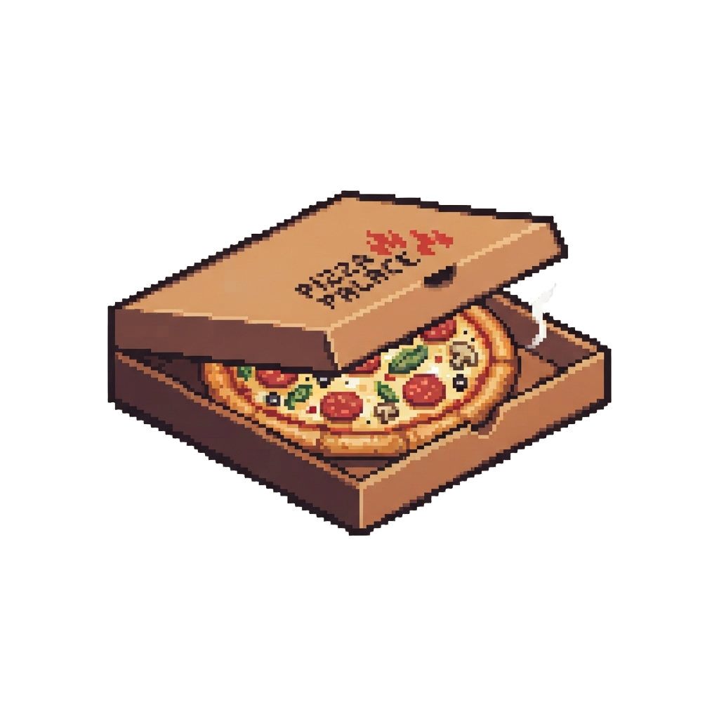 A Hot Steaming Box of Gourmet Pizza