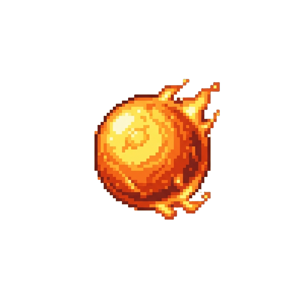 A Fiery Miniature Sun Illuminating the Whole Kitchen