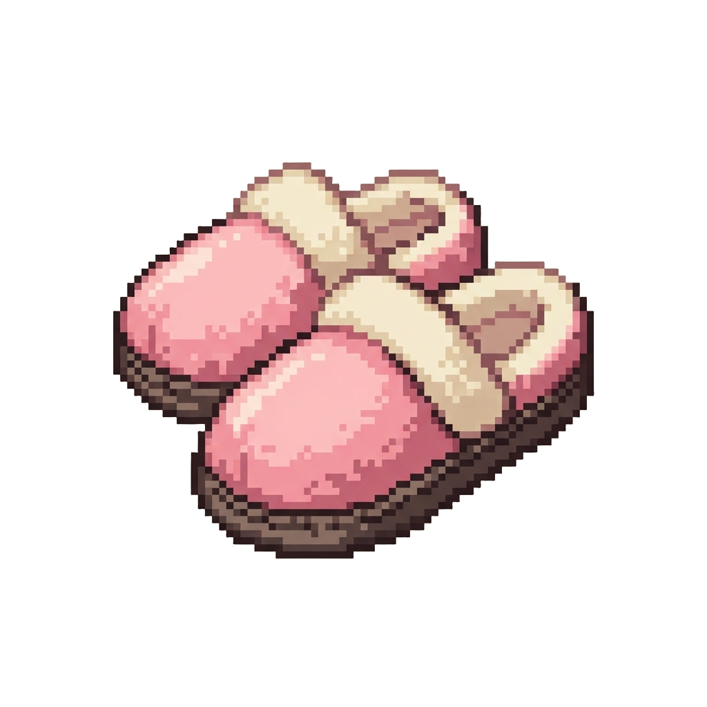 A Pair of Fluffy Fuzzy Slippers