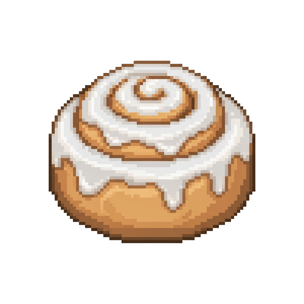 A Giant Frosted Cinnamon Roll