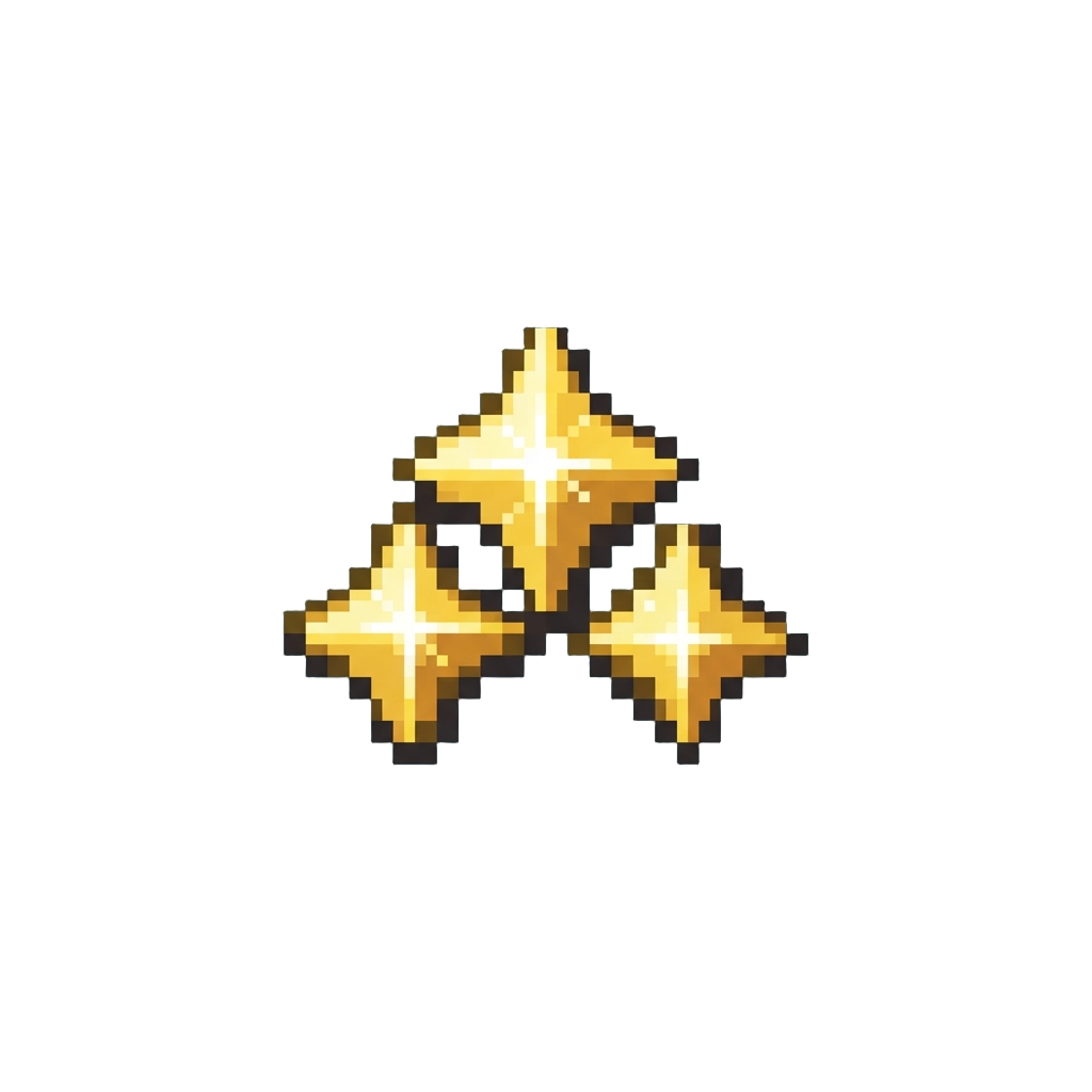Three Tiny Sparkling Stars