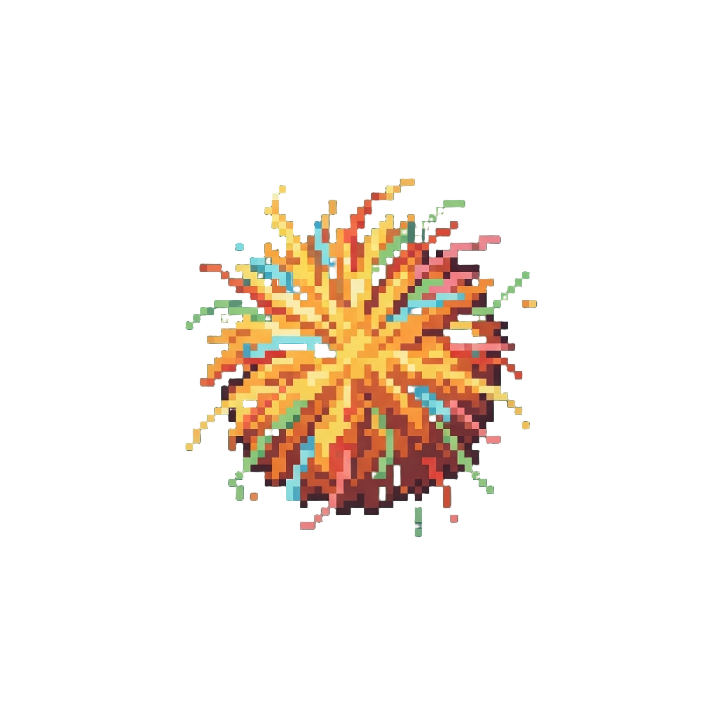 A Tiny Harmless Squeaky Sparkler Puff