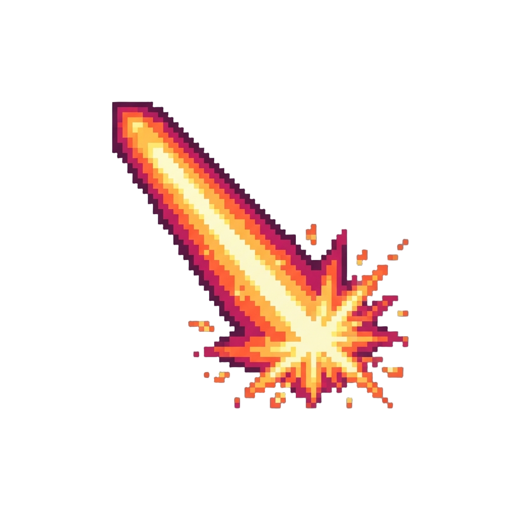 A Blazing Supernova Beam Strike