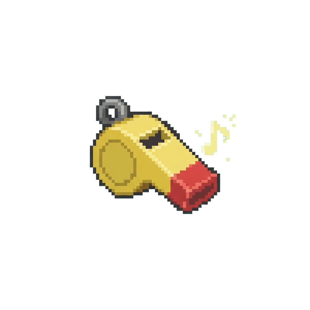 A Tiny Toy Whistle Squeak Note