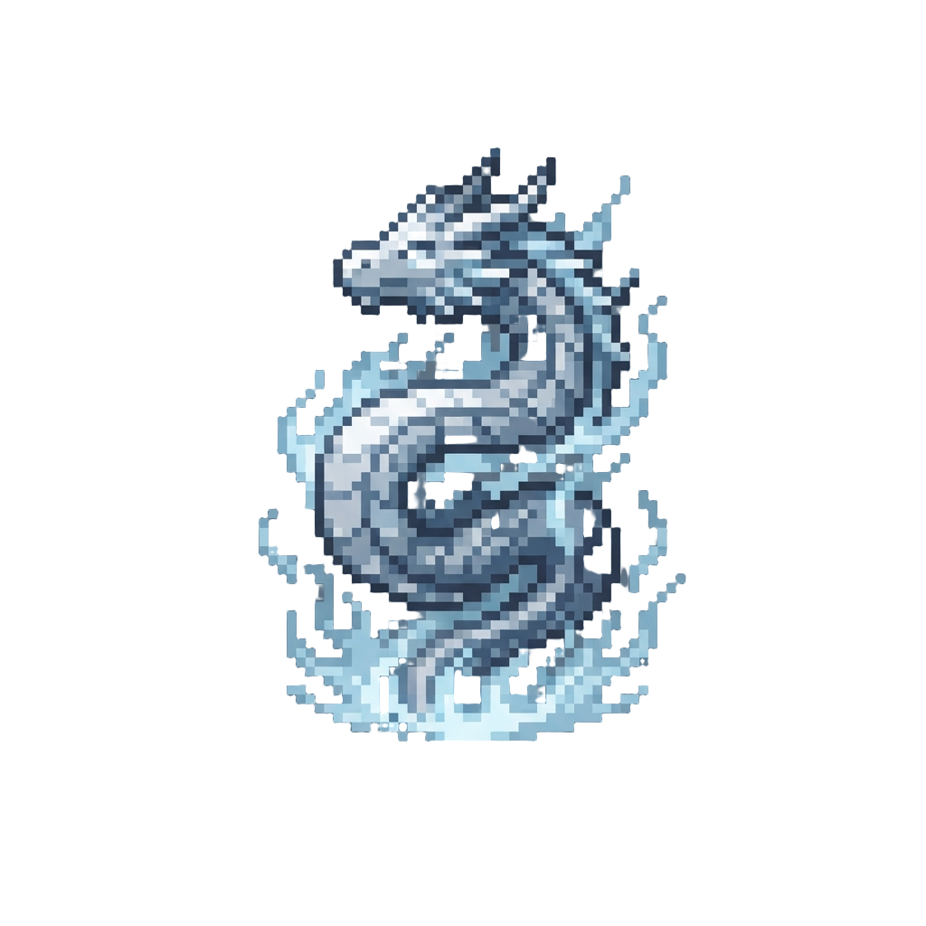 A Silver Spirit Dragon Ascension Strike