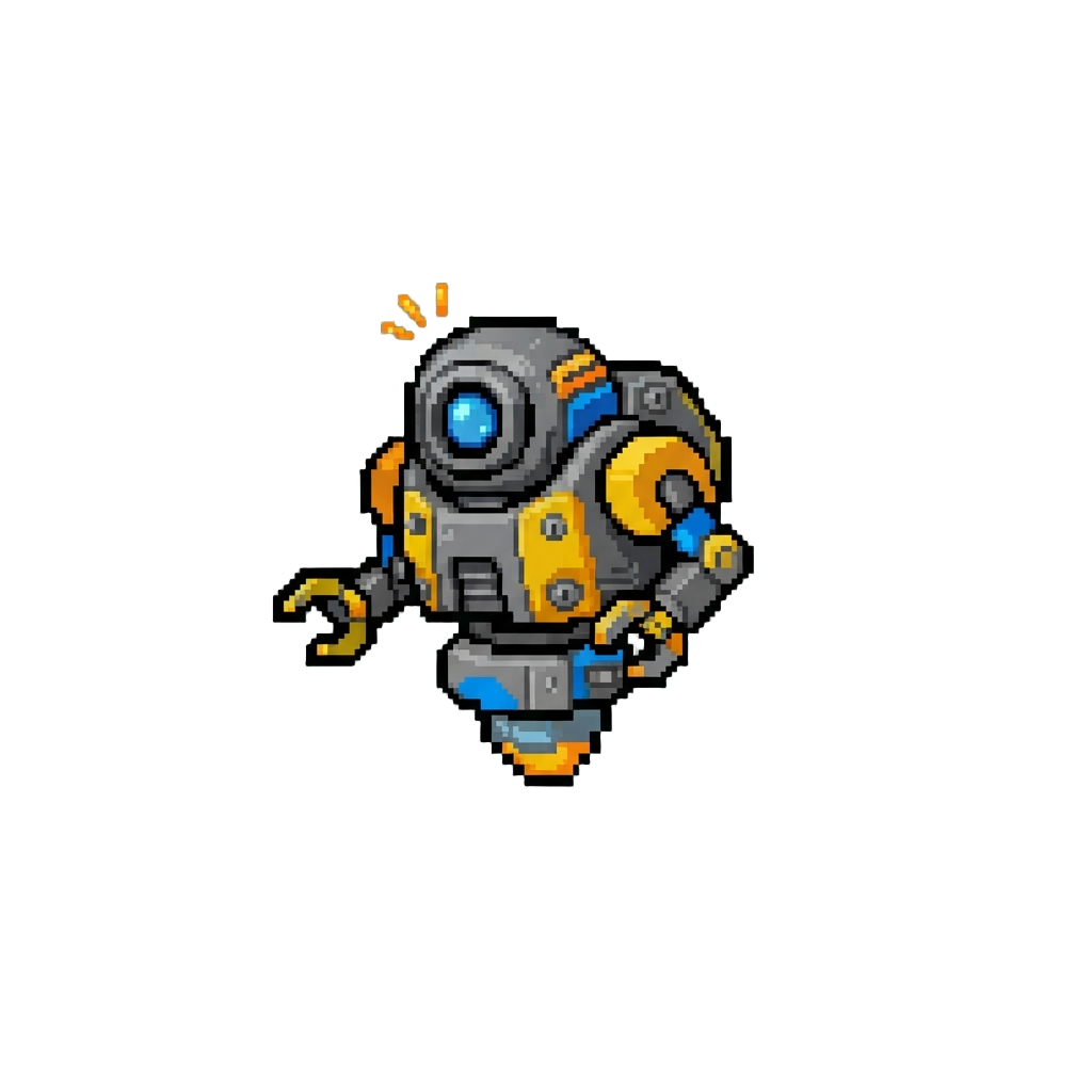 A Hyperactive Mechanical Robot That Continuously Beeps and Spins