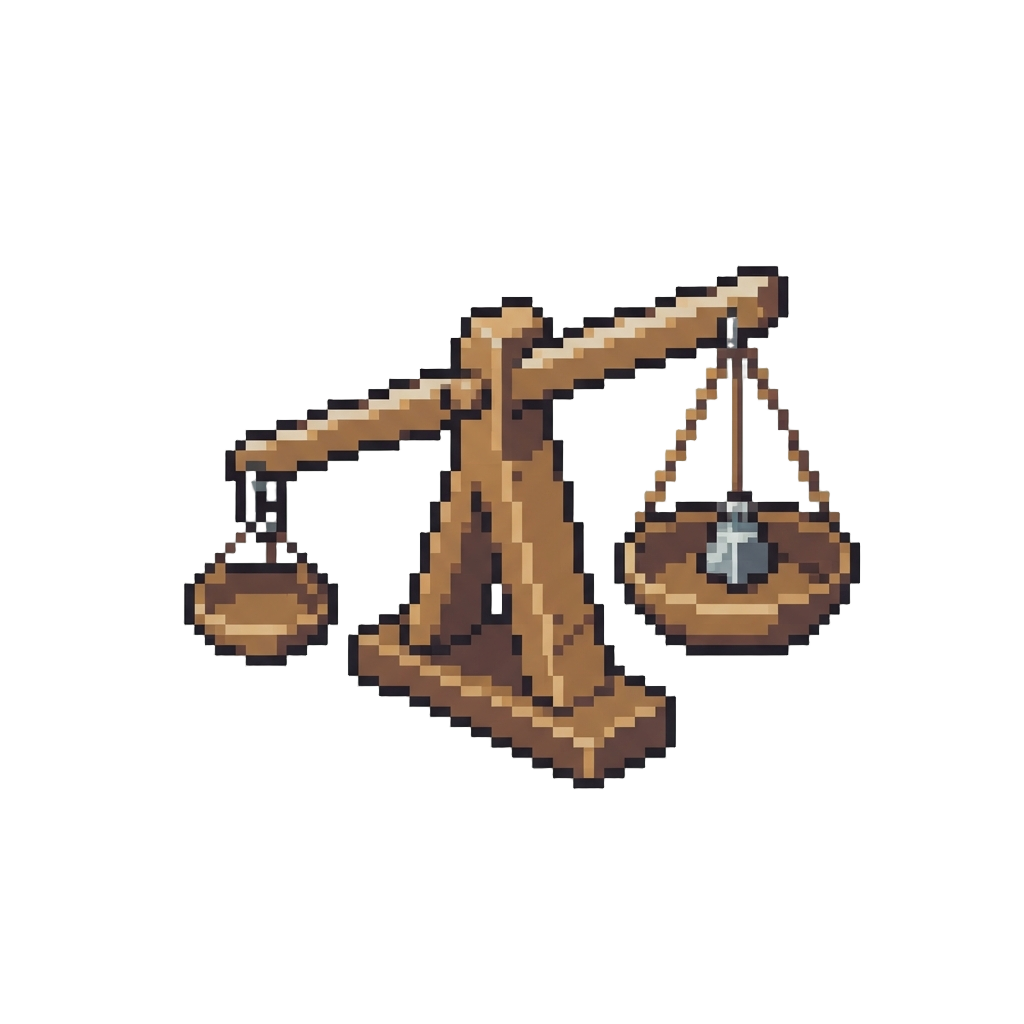 A Tilting Balance Beam Block