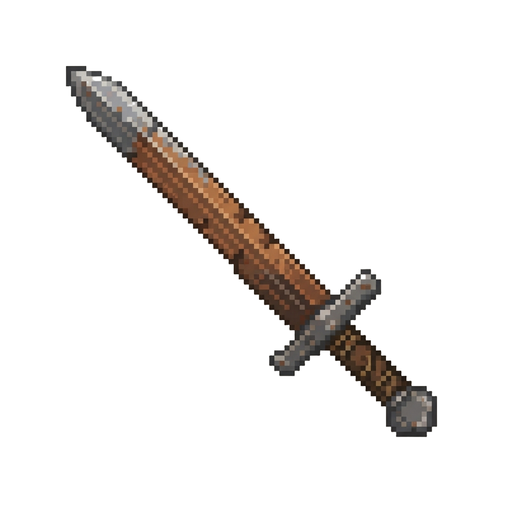 A Rusty Iron Longsword