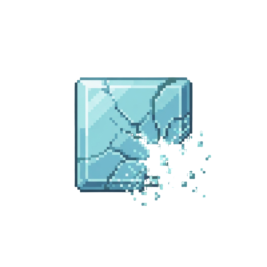 A Disappearing Glass Tile