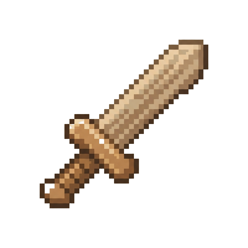 A Wooden Training Sword