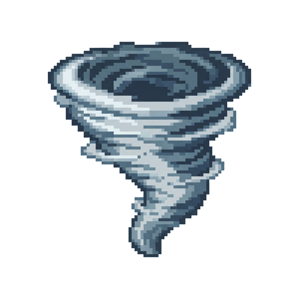 A Spinning Tornado Cyclone