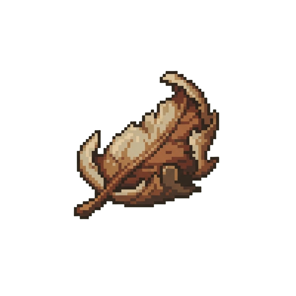 A Dried Up Old Leaf