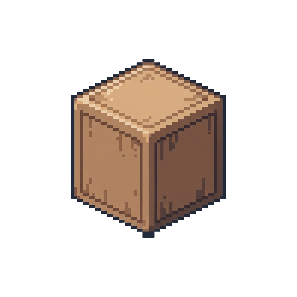 A Plain Wooden Block