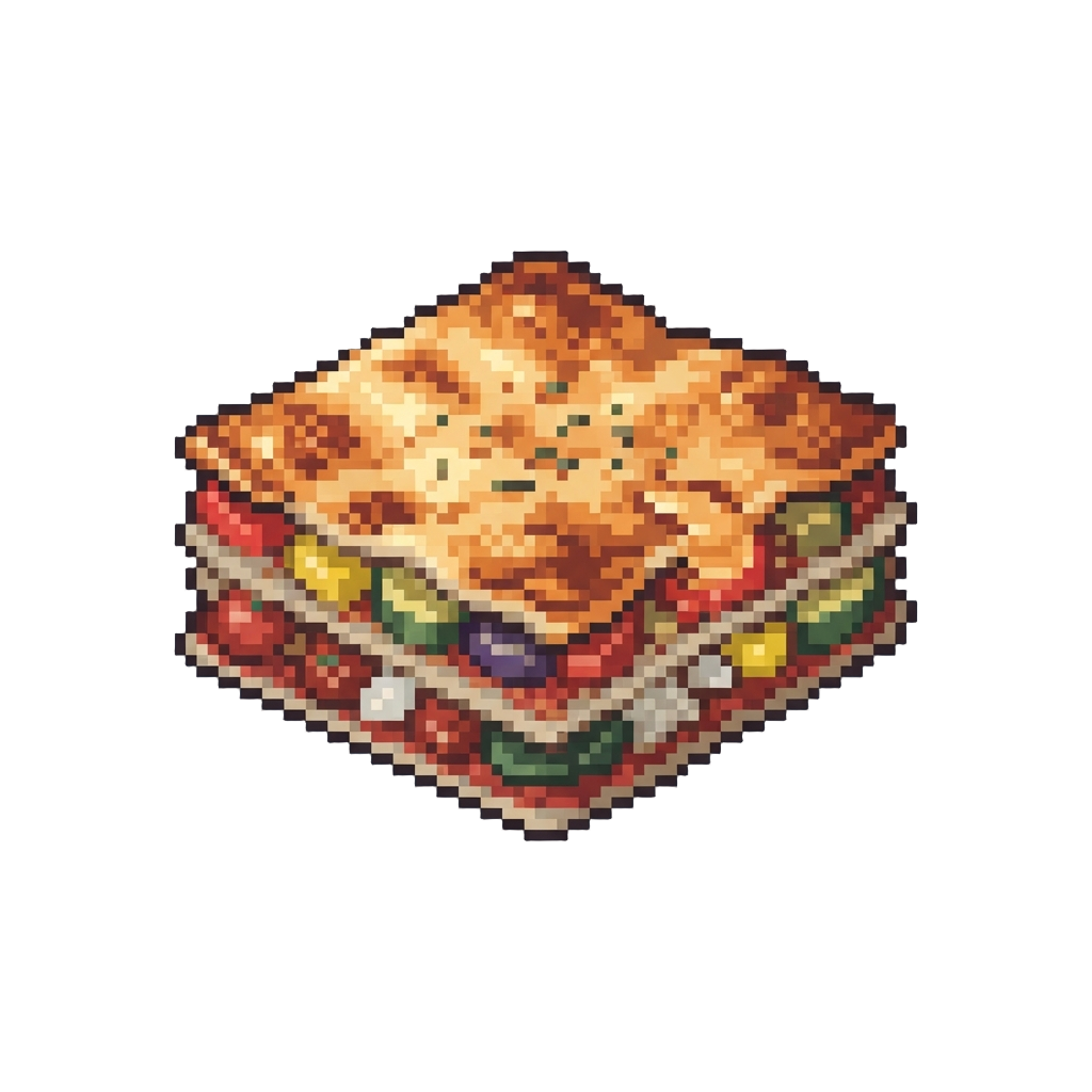 A Smoked Gouda Lasagna Layered with Juicy Roasted Veggies
