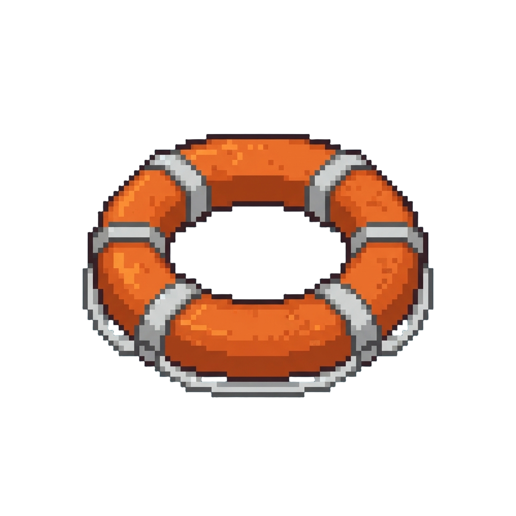 A Tiny Plastic Life Preserver