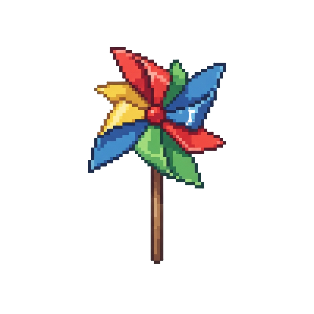 A Wind-spun Pinwheel
