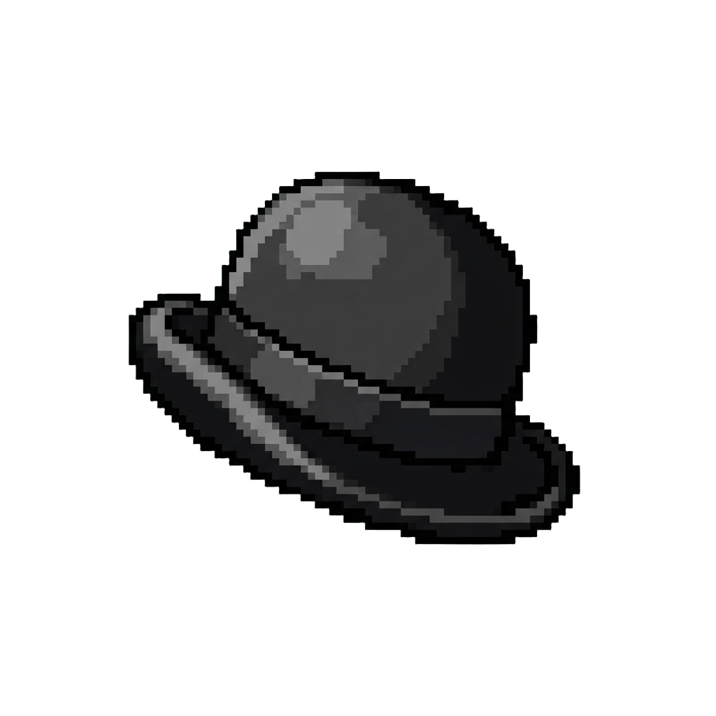 A Blown-away Bowler Hat
